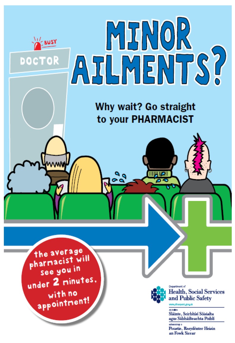 Minor ailments? Why wait? Go straight to your Pharmacist